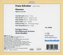 Franz Schreker (1878-1934): Flammen (Originalfassung für großes Orchester), CD