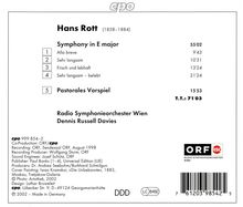 Hans Rott (1858-1884): Symphonie E-Dur, CD