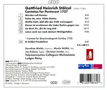 Gottfried Heinrich Stölzel (1690-1749): Pfingstkantaten 1737, CD