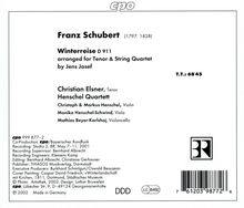 Franz Schubert (1797-1828): Winterreise D.911 (für Tenor &amp; Streichquartett), CD