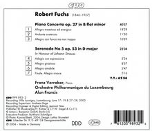 Robert Fuchs (1847-1927): Klavierkonzert op.27, CD