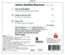 Johann Gottlieb Naumann (1741-1801): Zeit und Ewigkeit, CD