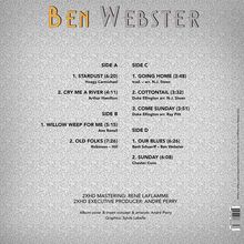 Ben Webster (1909-1973): Stardust (200g) (45 RPM), 2 LPs