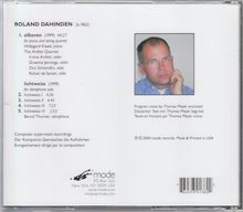 Roland Dahinden (geb. 1962): Silberen für Klavier &amp; Streichquartett, CD