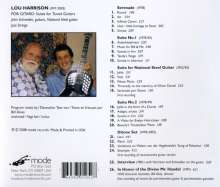 Lou Harrison (1917-2003): Werke für Gitarre &amp; Schlagzeug, CD