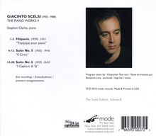 Giacinto Scelsi (1905-1988): Klavierwerke Vol.4, CD