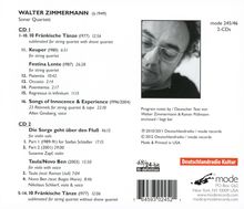 Walter Zimmermann (geb. 1949): Songs of Innocence &amp; Experience für Streichquartett &amp; Tape, 2 CDs
