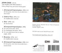 John Cage (1912-1992): Works for Percussion 3, CD