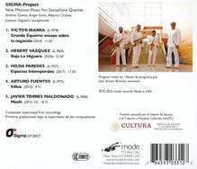 Sigma Project - New Mexican Music for Saxophone Quartet, CD