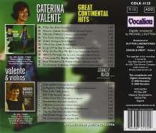 Caterina Valente: Great Continental Hits / Valente &amp; Violins, CD