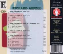 Richard Arnell (1917-2009): Streichquartette Nr.1-5, CD
