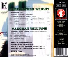 Christopher Wright (geb. 1954): Violinkonzert "And then there was silence ...", CD