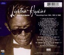 Sam Lightnin' Hopkins: Rainy Day In Houston, CD