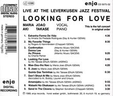 Maria Joao &amp; Aki Takase: Looking For Love: Live in Leverkusen, CD