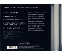 Oded Tzur (geb. 1984): Translator's Note, CD