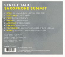 Saxophone Summit: Street Talk, CD