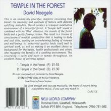 David Naegele: Temple In The Forest, CD