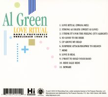 Al Green: Love Ritual, CD