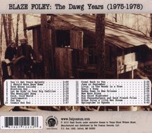 Blaze Foley: The Dawg Years, CD