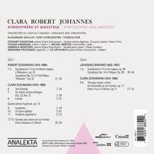 Orchestre du CNA du Canada - Clara Robert Johannes, 2 CDs