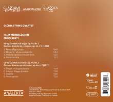 Felix Mendelssohn Bartholdy (1809-1847): Streichquartette Nr.3 &amp; 4, CD