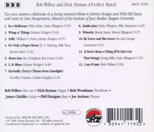 Bob Wilber &amp; Dick Hyman: A Perfect Match, CD
