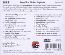 Johnny Varro (geb. 1930): Pure Imagination, CD