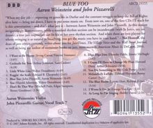 Aaron Weinstein &amp; John Pizzarelli: Blue Too, CD
