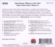 Ehud Asherie: Welcome To New York Vol. 21, CD