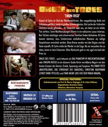 "ORGIE DES TODES" oben. Film über einen Mordfall mit Christine Kaufmann. Laufzeit 84 Min. Restauration. Drei Bildausschnitte.