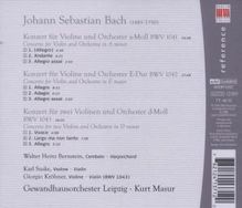 Johann Sebastian Bach (1685-1750): Violinkonzerte BWV 1041-1043, CD