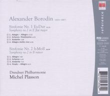 Alexander Borodin (1833-1887): Symphonien Nr.1 &amp; 2, CD