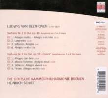 Ludwig van Beethoven (1770-1827): Symphonien Nr.2 &amp; 3, CD