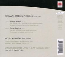 Giovanni Battista Pergolesi (1710-1736): Stabat Mater, CD