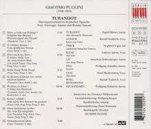Giacomo Puccini (1858-1924): Turandot (Ausz.in dt.Spr.), CD