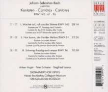 Johann Sebastian Bach (1685-1750): Kantaten BWV 36,61,140, CD