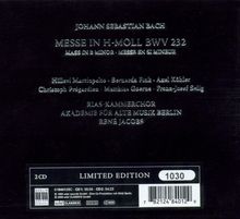 Johann Sebastian Bach (1685-1750): Messe h-moll BWV 232, 2 CDs