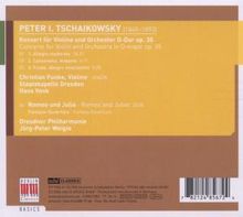 Peter Iljitsch Tschaikowsky (1840-1893): Violinkonzert op.35, CD