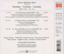 Johann Sebastian Bach (1685-1750): Kantaten BWV 26,173,173a, CD