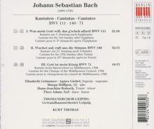 Johann Sebastian Bach (1685-1750): Kantaten BWV 71,111,140, CD