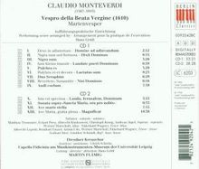 Claudio Monteverdi (1567-1643): Vespro della beata vergine, 2 CDs