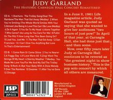 Judy Garland: Historic Carnegie Hall Concert, 2 CDs