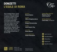 Gaetano Donizetti (1797-1848): L'Esule di Roma, 2 CDs
