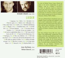 Richard Strauss (1864-1949): Lieder, CD