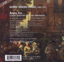 Georg Friedrich Händel (1685-1759): Georg Friedrich Händel - Edition 1959-2009 "Arias for...", 4 CDs