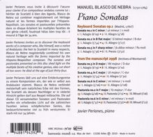 Manuel Blasco De Nebra (1750-1784): Klaviersonaten op.1 Nr.1,2,5, CD