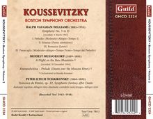 Serge Koussevitzky dirigiert das Boston Symphony Orchestra, CD