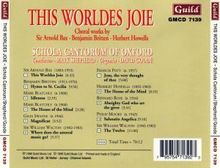 Schola Cantorum Oxford - This Worldes Joie, CD