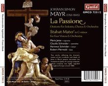 Johann Simon (Giovanni Simone) Mayr (1763-1845): La Passione (Oratorium), 2 CDs