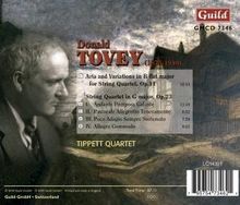 Donald Francis Tovey (1875-1940): Streichquartett G-Dur op.23, CD